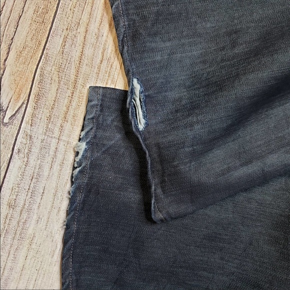 EUC PAIGE Benedict Canyon, Dark Wash, Mid-Rise, Boot Cut Jeans - Picture 8 of 9